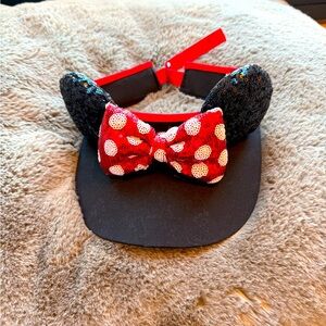 Minnie Mouse ears visor